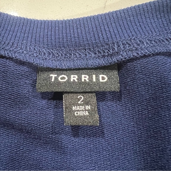 Torrid Seattle Classic Fit French Terry Crew Sweatshirt size 2X - Picture 4 of 6